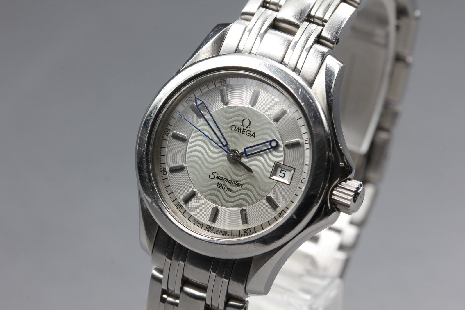 OMEGA Seamaster 2571.31 Quartz Silver Dial Women's Watch 29mm JAPAN Box