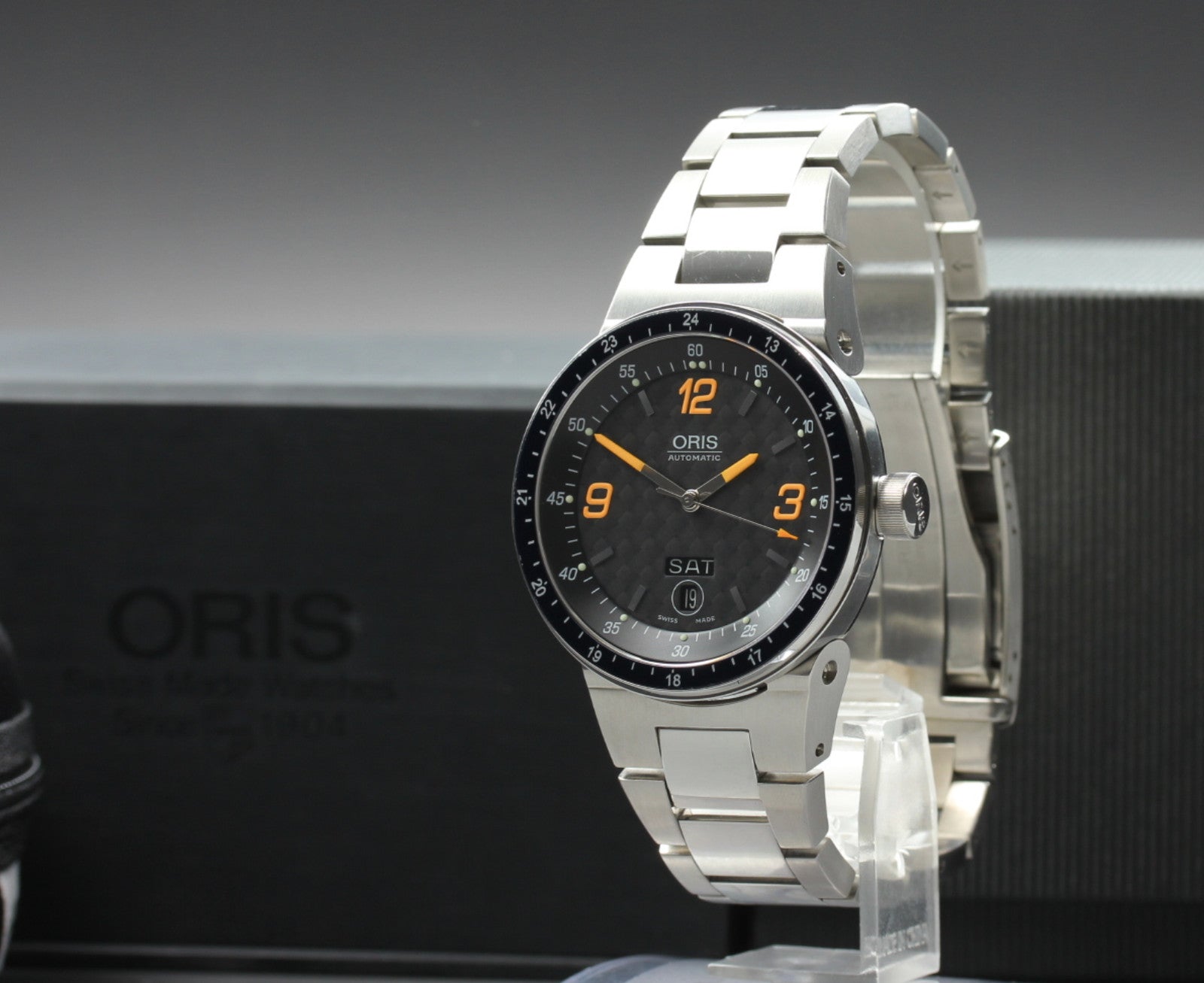 ORIS Williams F1 Team 7595 Date Black Dial Automatic Day/Date Men's Watch [Box]