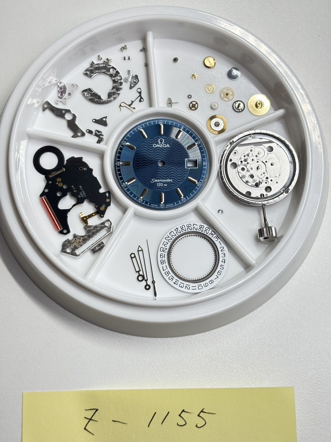 Overhauled[Exc+5] OMEGA Seamaster 120m 2511.81 Cal.1538 36mm Blue Qz Men's Watch