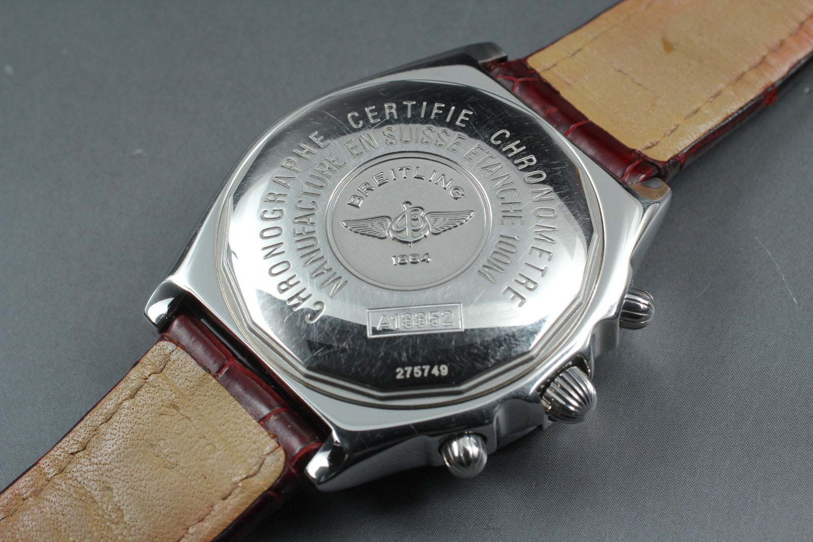 [Exc+5 Box] BREITLING Chronomat A13352 Chronograph White AT 39mm Men's Watch