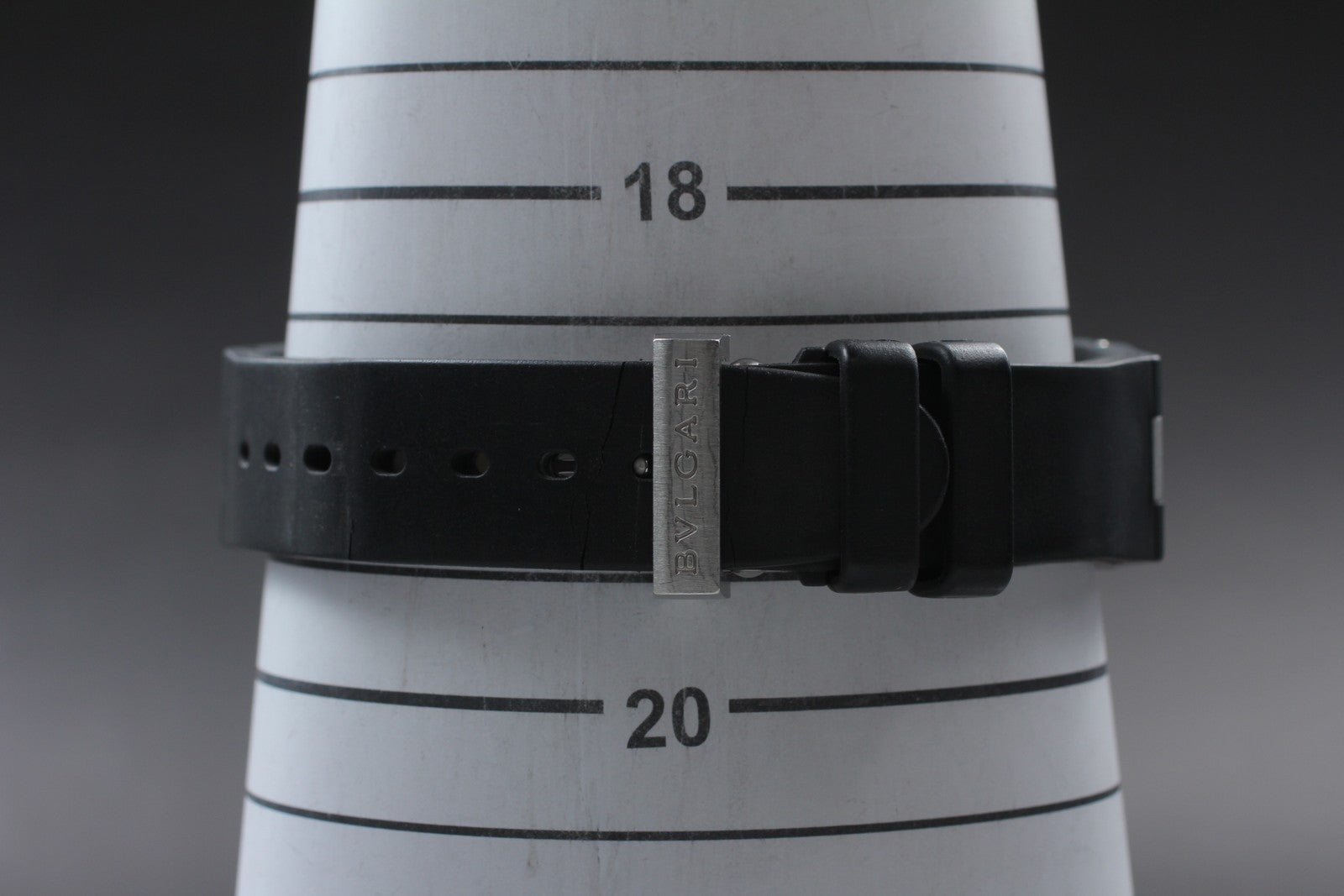 BVLGARI Diagono Scuba SD40S Date black Dial Automatic Men's Watch JAPAN