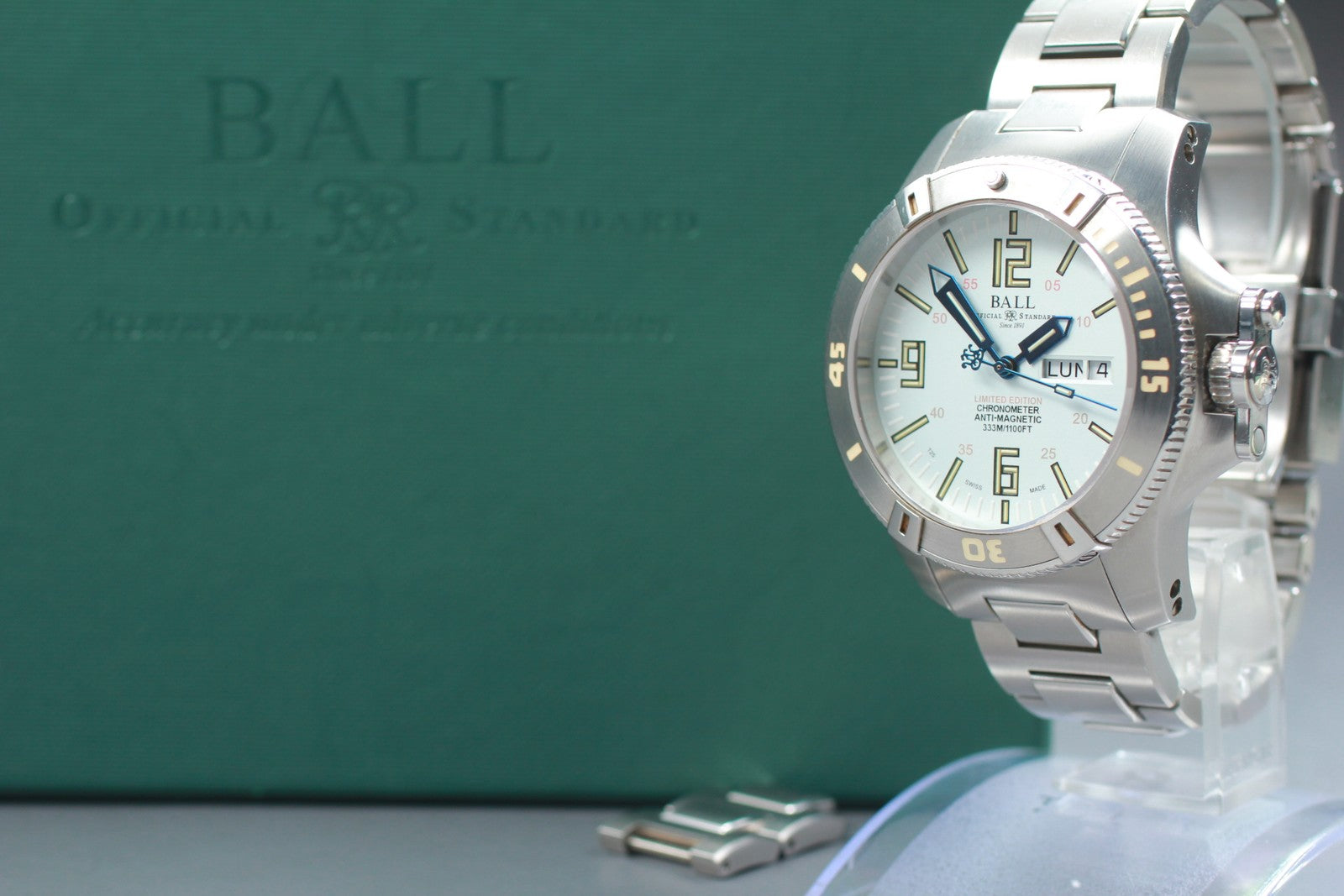 Exc+5*Box BALL Engineer Hydrocarbon Spacemaster DM2036A Automatic Men's Watch