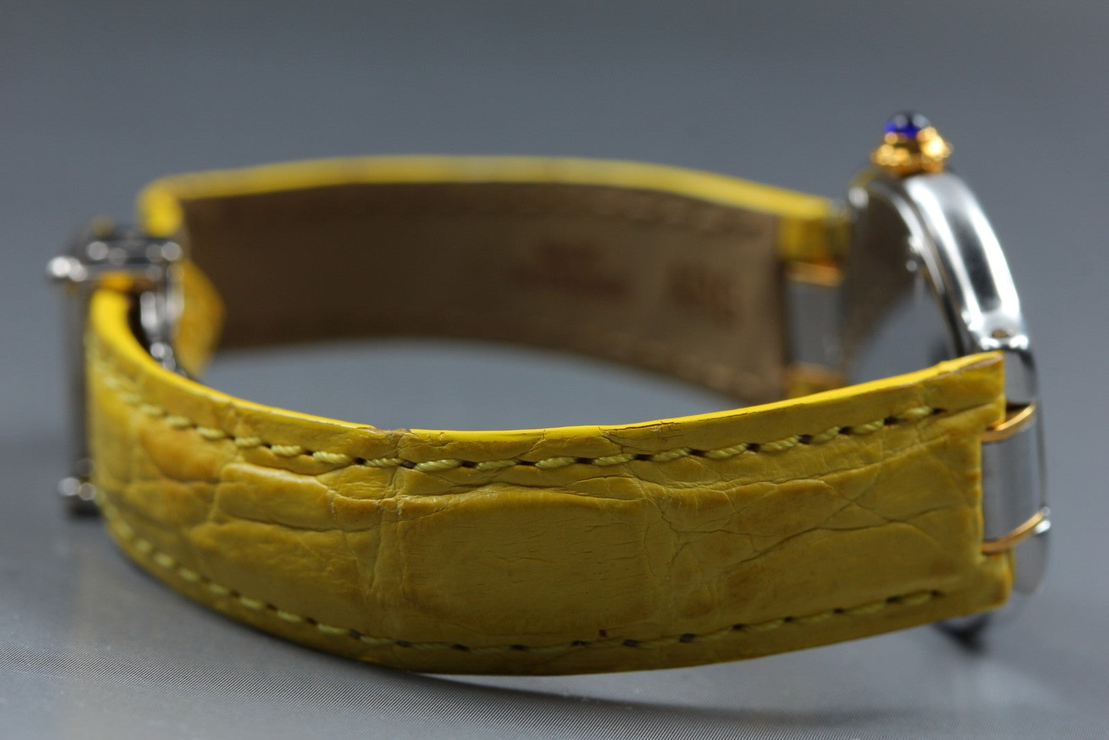 Overhauled[Exc+5] Cartier Must de Cartier 21 27mm Yellow Silver Women's Qz Watch