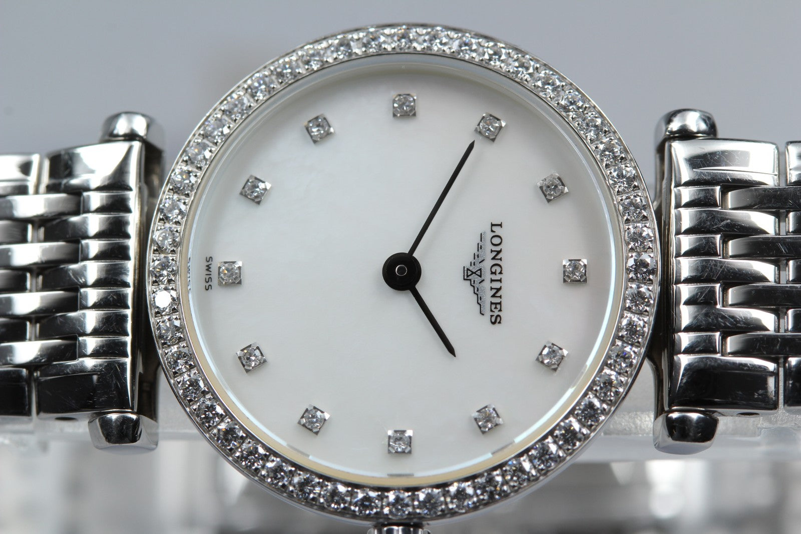 LONGINES La Grande Classique L4.241.0 White Diamond Women's Quartz Watch [Box]