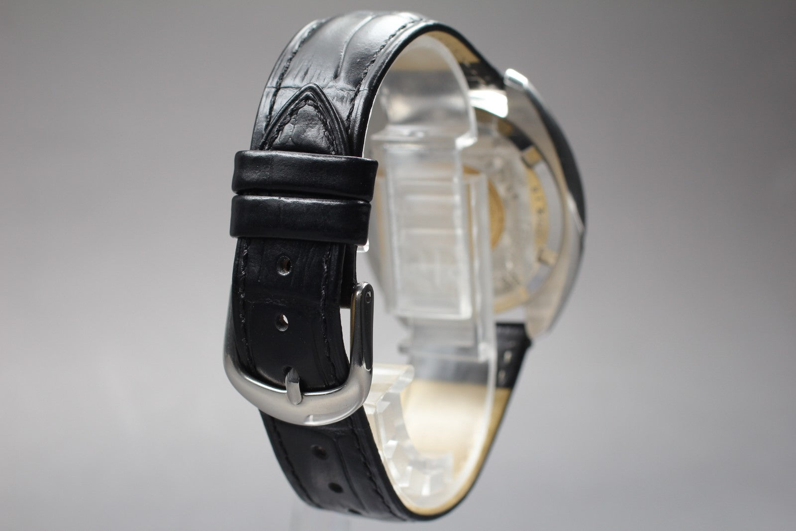 Vintage Exc+4 KING SEIKO HI-BEAT 4502-8010 Silver Hand-winding Men's Watch JAPAN