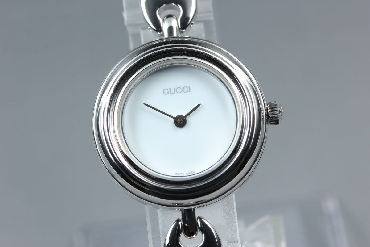 [Overhauled] Gucci Change Bezel 11/12.2L 6 Colors Silver Women's Watch Box