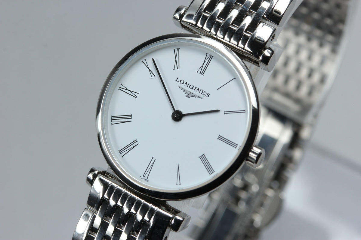 LONGINES La Grande Classique L4.209.4 Quartz White Women's Watch 24mm JAPAN Box