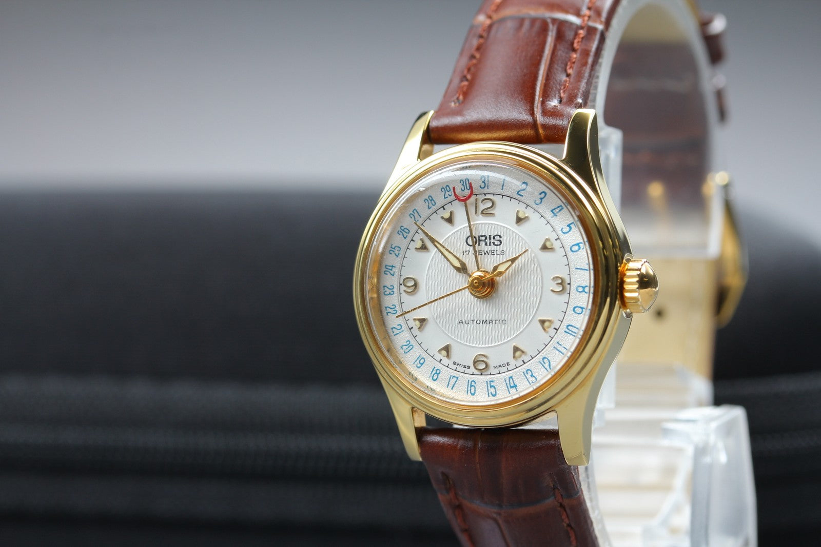 [Exc+5] ORIS Pointer Date 7405B Gold Brown 26mm Automatic Women's Watch