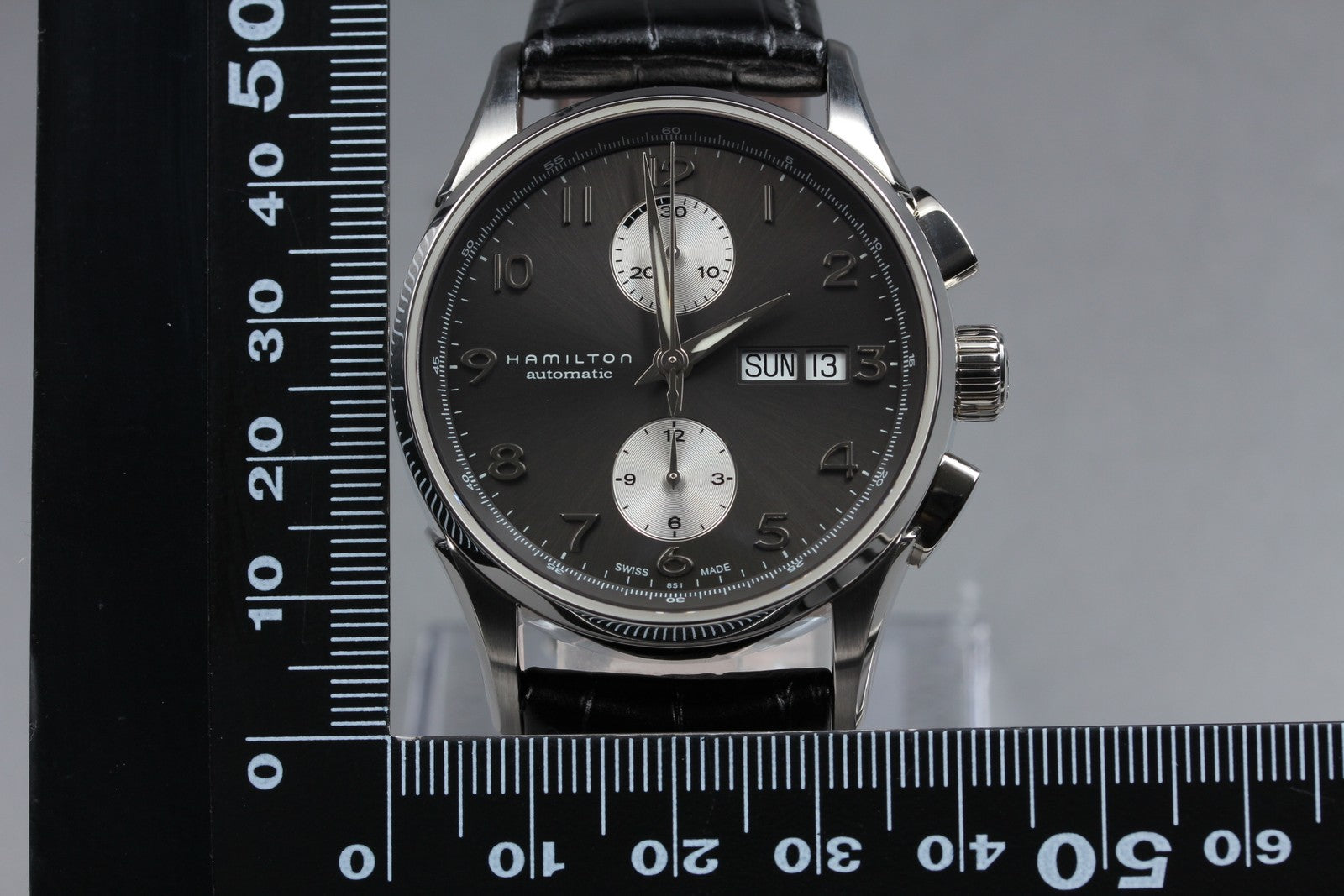 N MINT*Box Hamilton Jazzmaster H325760 Black Automatic Men’s Watch 40mm JAPAN