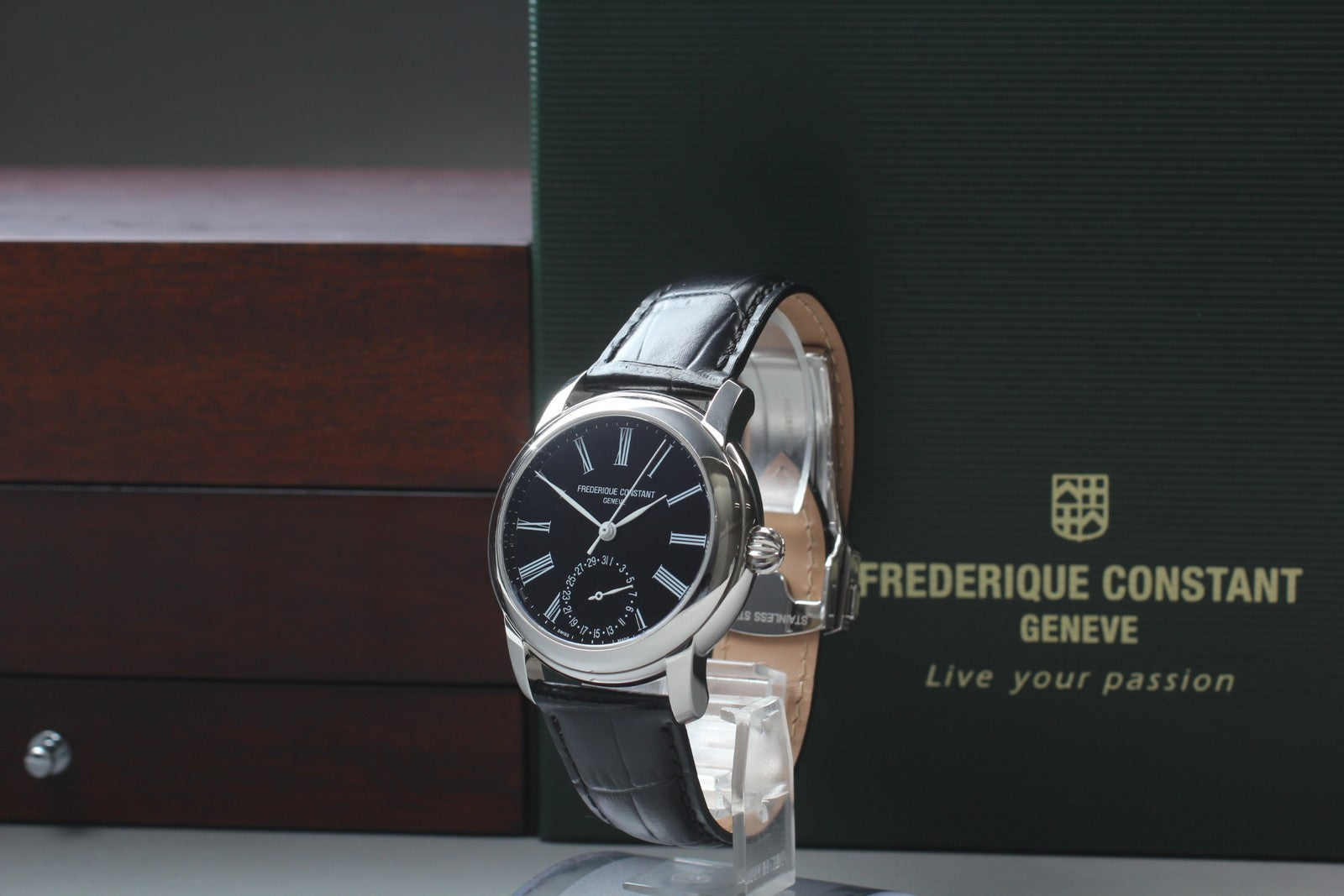 [Near MINT-] FREDERIQUE CONSTANT Classic Manufacture FC-710X4H4/5/6 Men's Watch