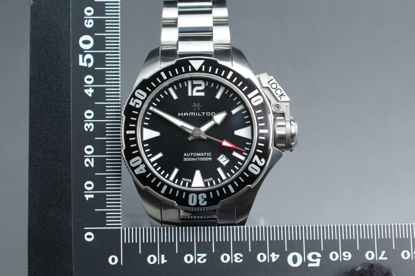 Hamilton Khaki Navy Openwater H776050 Black 42mm Automatic Men's Watch [w/Box]