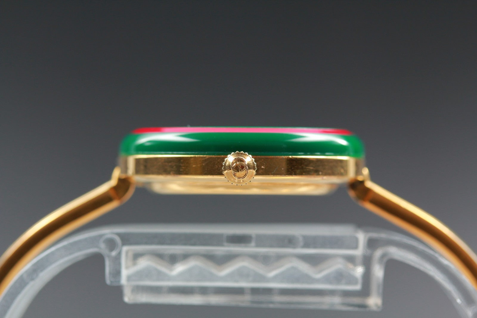 New Batt Gucci 11/12 Change Bezel 12 Colors Gold Quartz Women's Watch From JAPAN