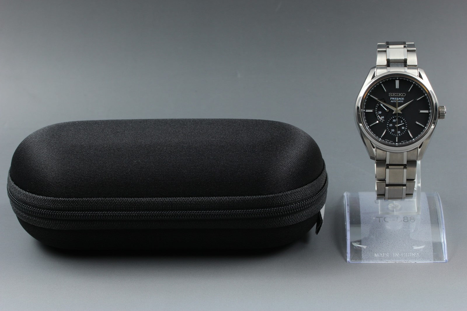 SEIKO Presage 6R27-00H0 SARW041 Black Automatic Date Men's Watch 40mm JAPAN