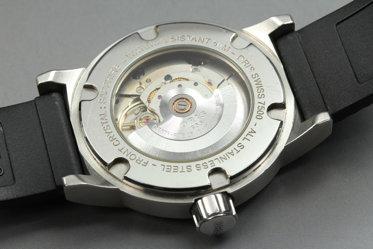 ORIS Big Crown 7500 BC3 Automatic Day/Date Black Dial Men's Watch 39mm JAPAN Box