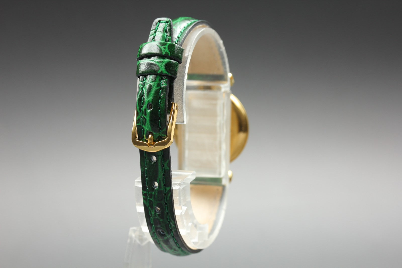 Cartier Must Colisee Vermeil 590002 Green Gold Womens Quartz Watch Vintage [Box]