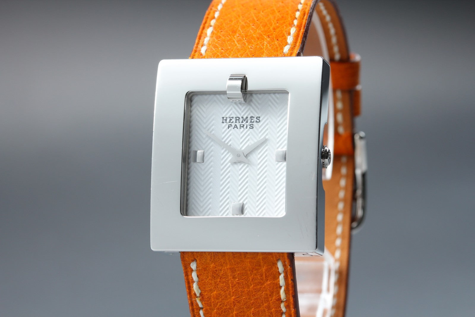 Hermes Belt Watch BE1.210 26mm White Dial Quartz Women's Watch [w/Box]