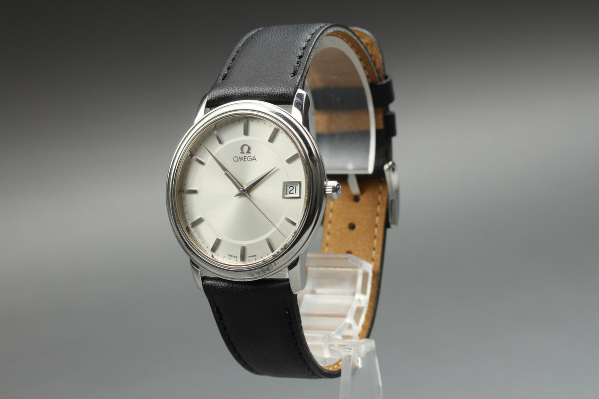Omega De Ville Prestige 4510.31 196.1150 Cal.1532 34mm Silver Quartz Men's Watch