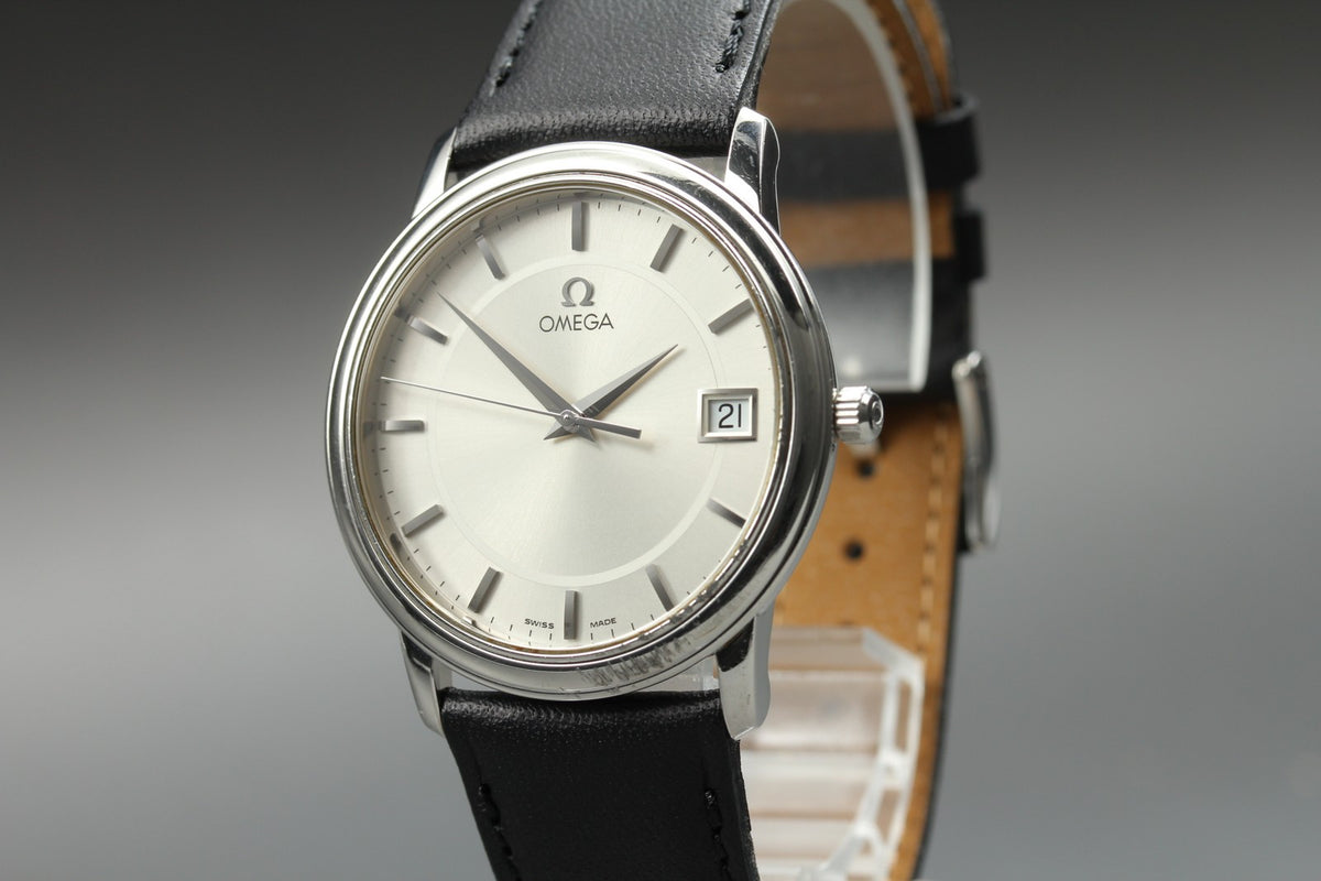 Omega De Ville Prestige 4510.31 196.1150 Cal.1532 34mm Silver Quartz Men's Watch
