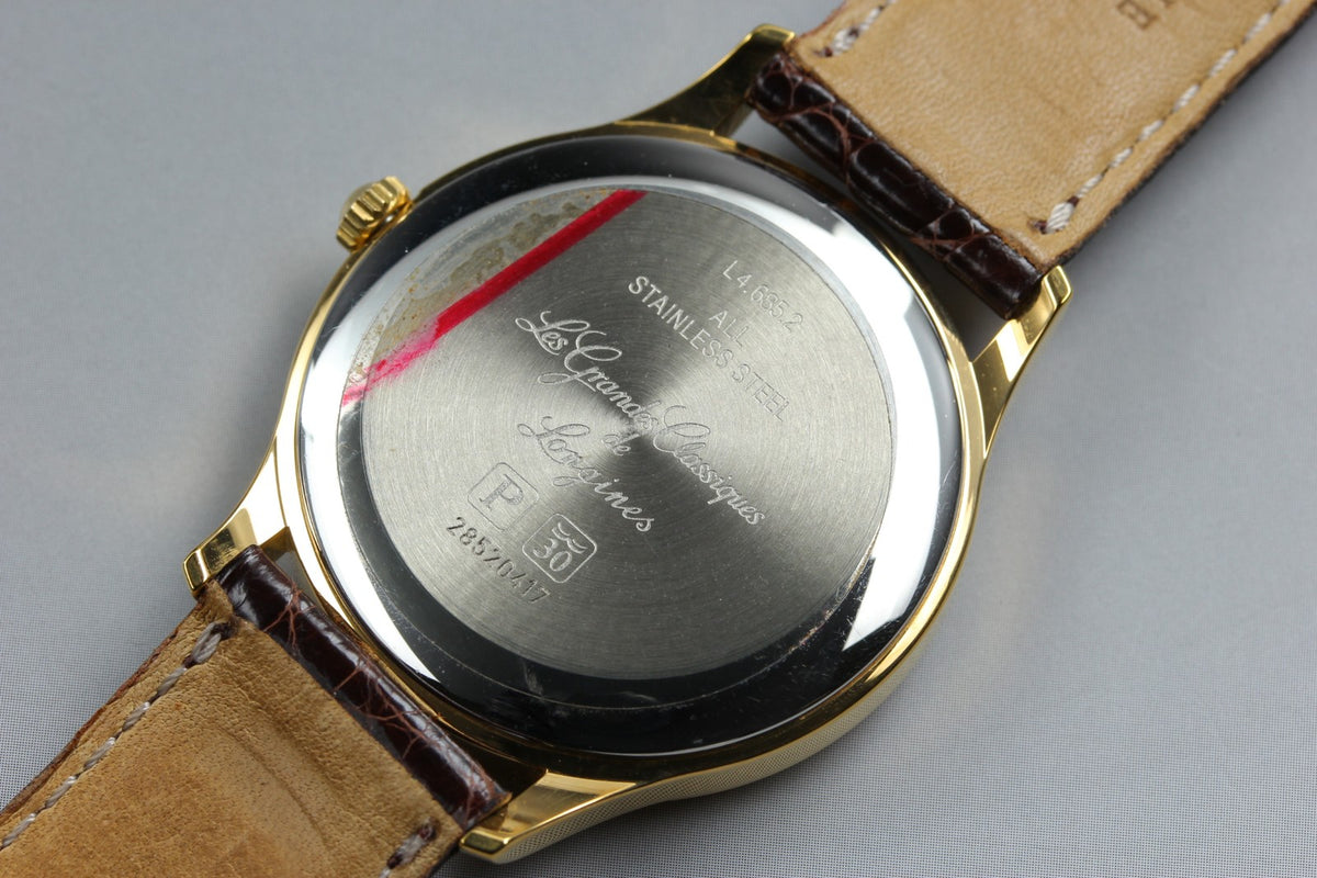 Longines Les Grandes Classiques L4.685.2 35mm Gold Brown Automatic Men's Watch
