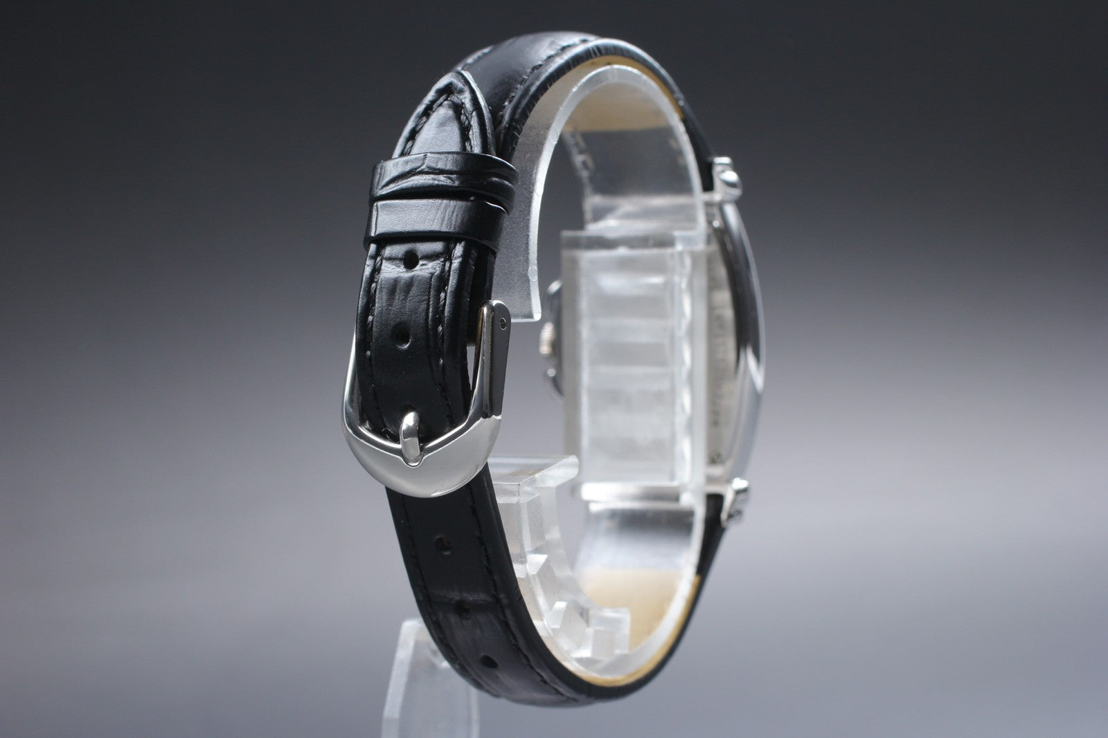 Vintage [Exc+5] Jean d'eve Sectora Silver 24mm Yellow Women's Quartz Watch JAPAN
