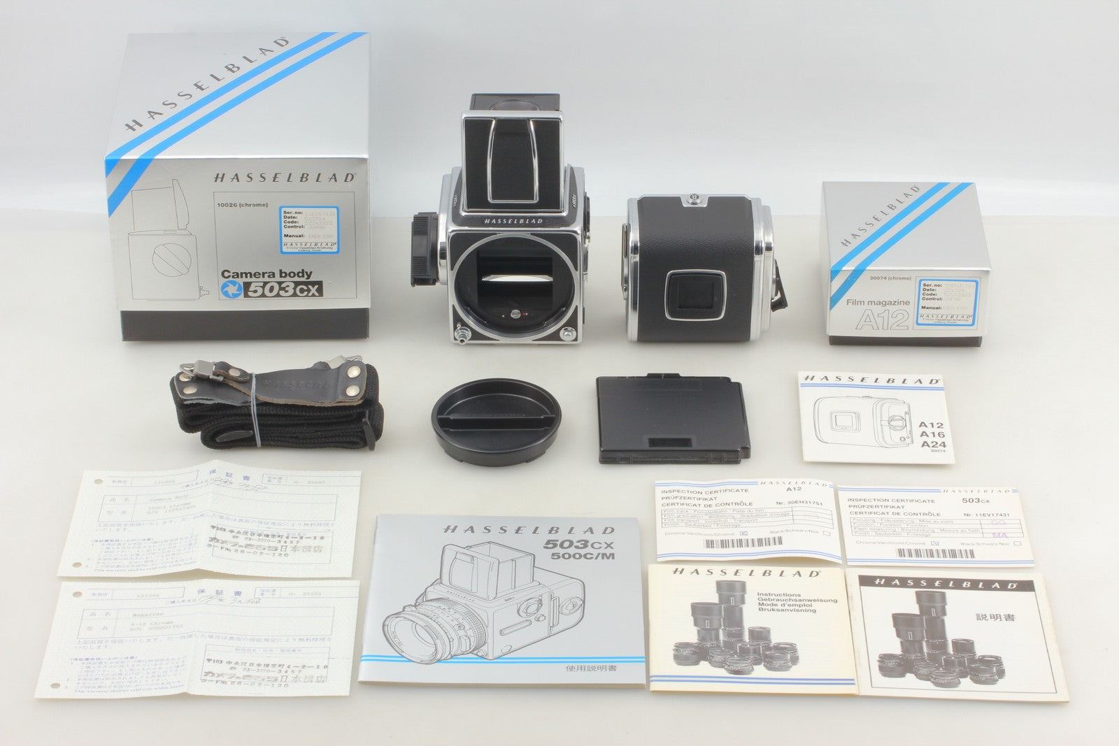[MINT in Box] Hasselblad 503CX Film Camera  A12 From JAPAN
