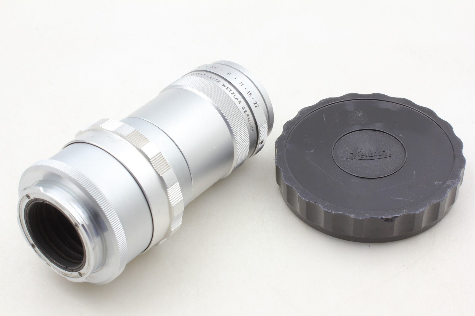 YD64) Leitz WETZLAR ELMAR 135mm F4 Mマウント Exc+5 w/ Case] Leica Ernst Leitz Wetzlar Elmar 135mm f4 Lens From JAP