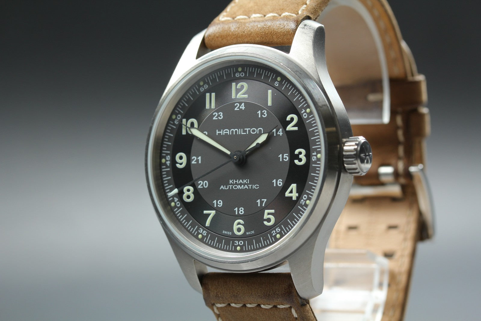 [Exc+5 Box] Hamilton Khaki Field H705400 41mm Automatic Men's Watch JAPAN