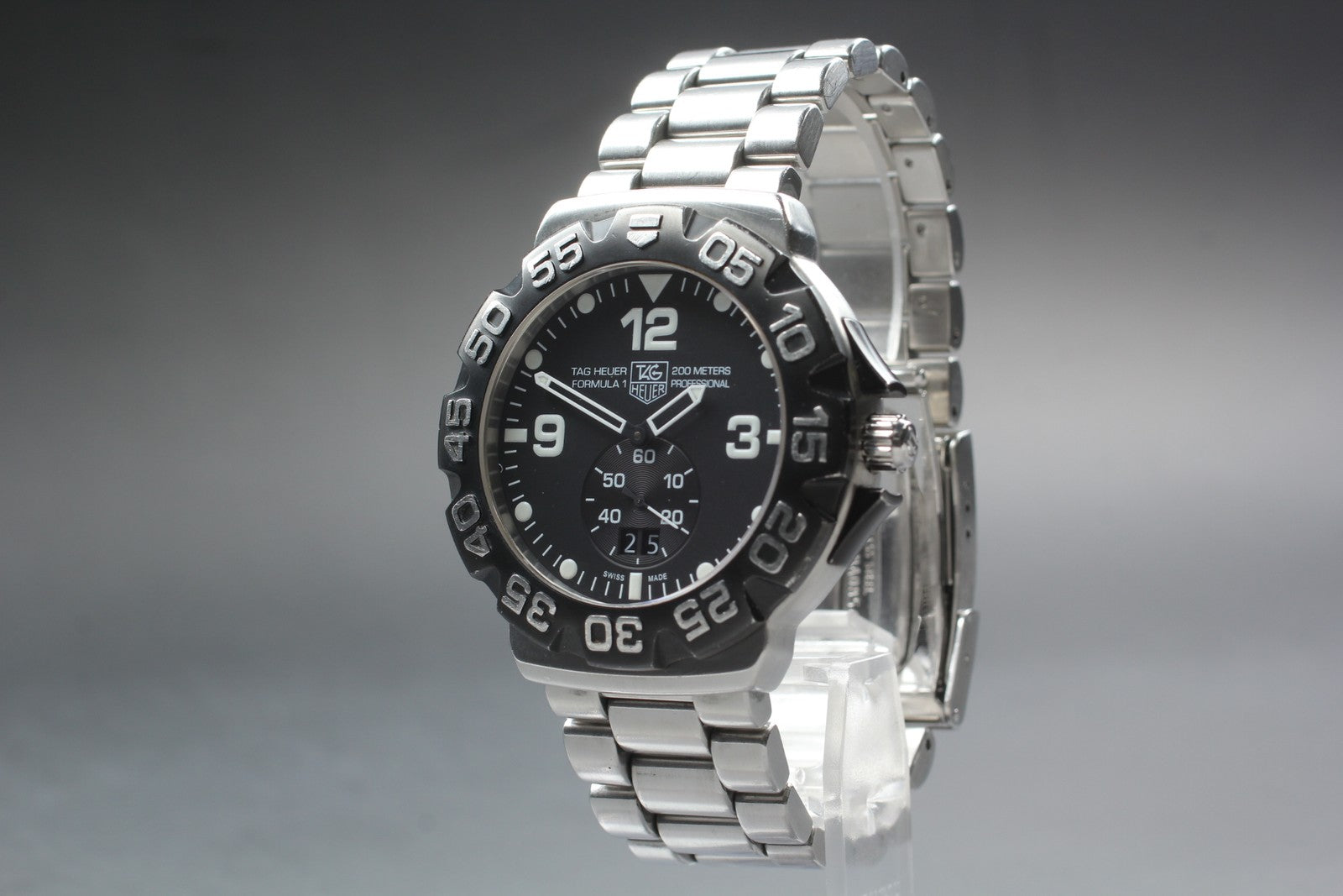 TAG Heuer Formula 1 WAH1010 Black Dial Quartz Men's Watch 44mm From JAPAN