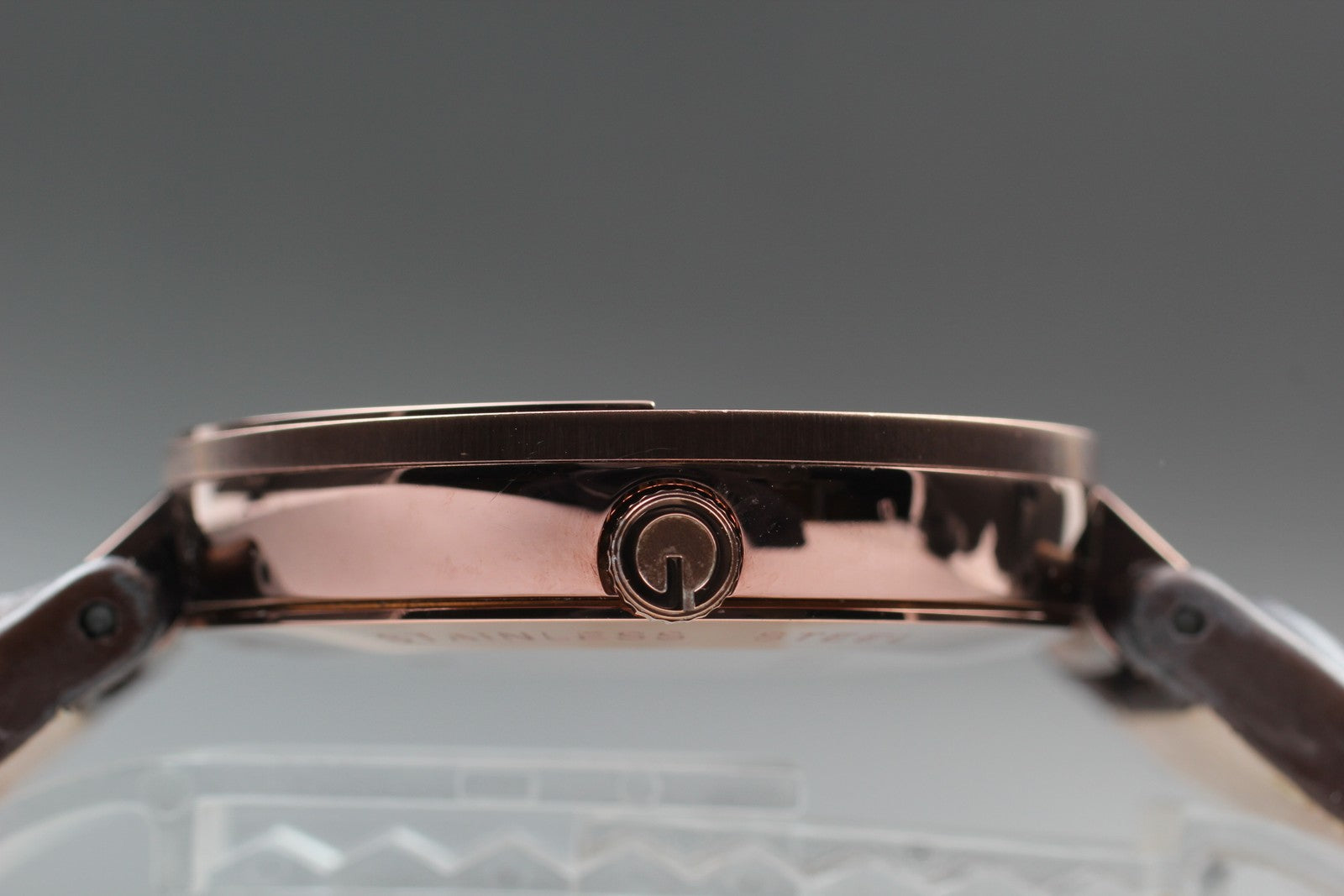 [Exc+5] GUCCI Interlocking 133.2 Black Bronze Men's Quartz Watch From JAPAN