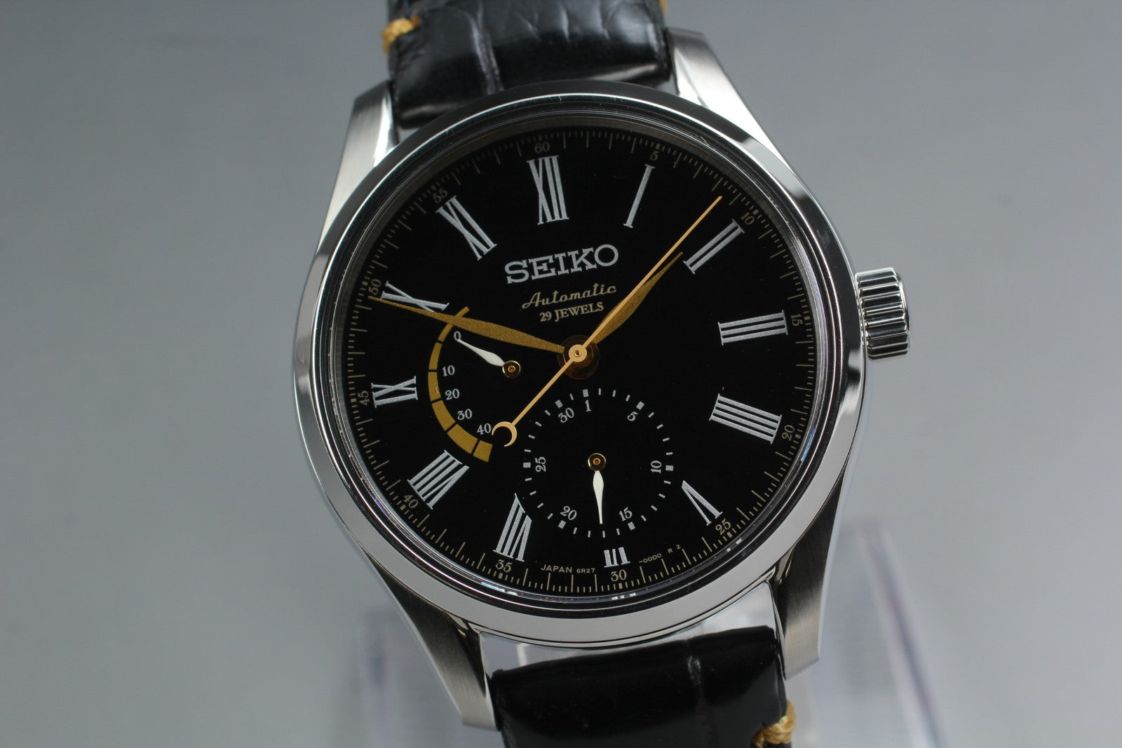 [N MINT Box] SEIKO Presage 6R27-00G1 SARW013 Black Dial Men's AT Watch JAPAN