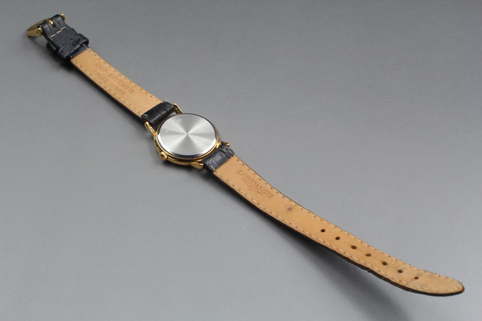 NewBatt[Exc+5] Vintage Longines L4.137.2  Gold Women's Quartz Watch 23mm JAPAN