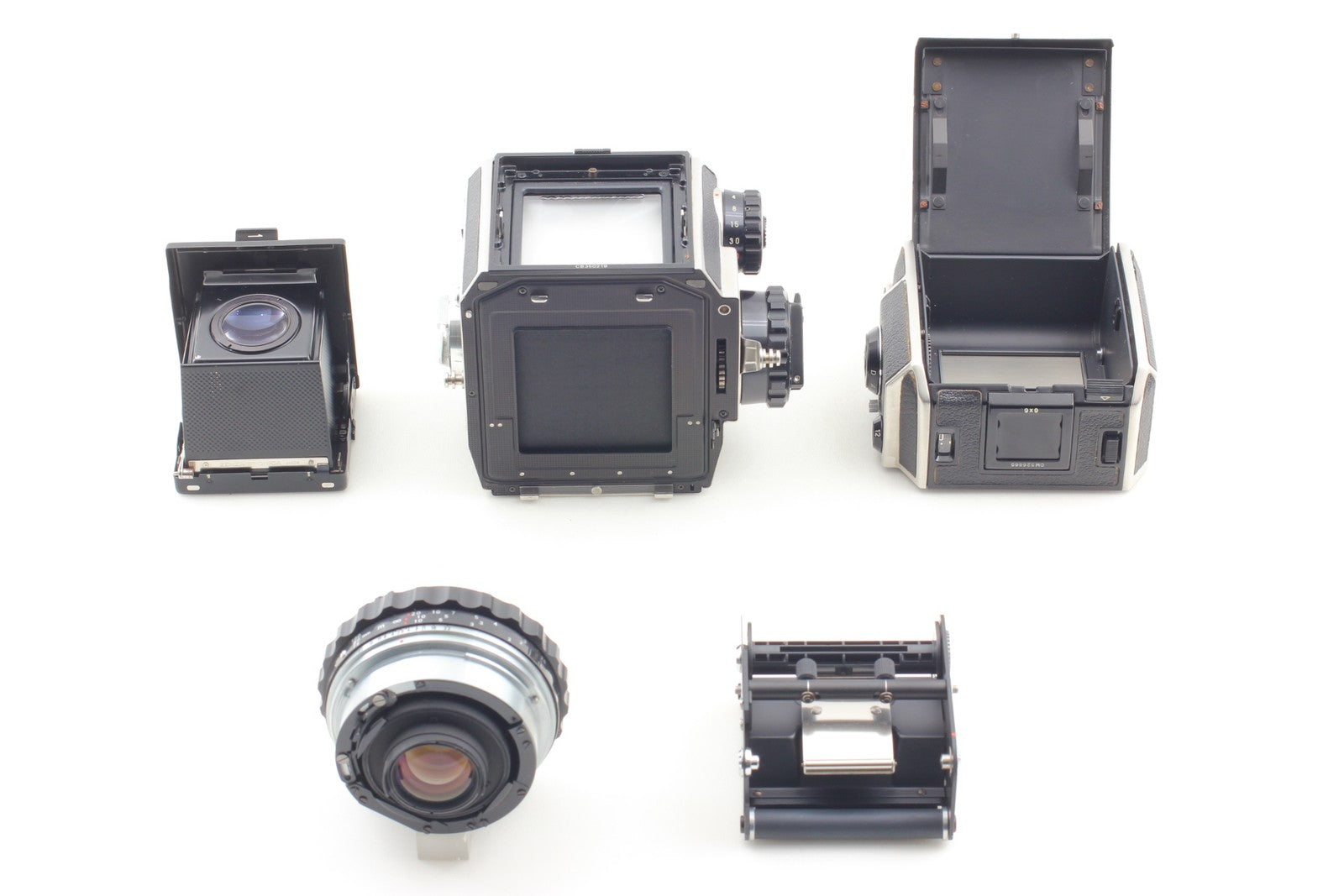 [MINT] Zenza Bronica EC-TL Film Camera Nikkor P.C 75mm f2.8 Lens 6x6 From JAPAN