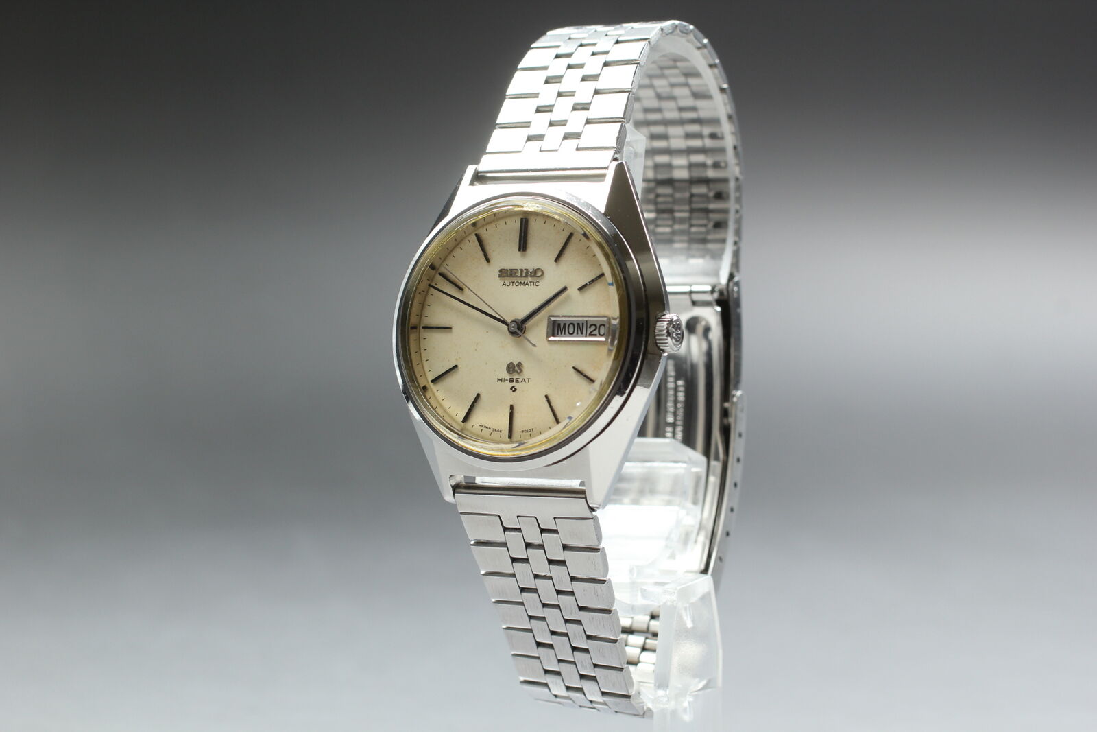 [Exc+4] SEIKO Grand Seiko High Beat 5646-7010 Day Date Vintage Watch From JAPAN