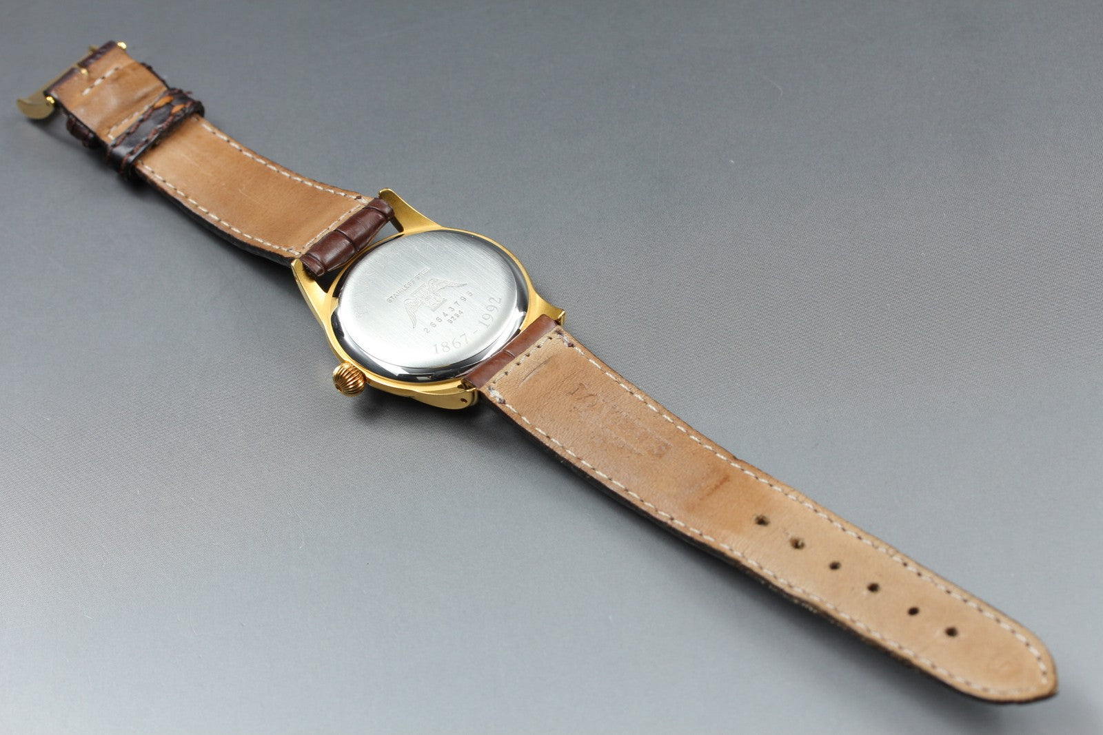 Vintage LONGINES 125th Anniversary 5254 Manual Men's Watch 33mm JAPAN