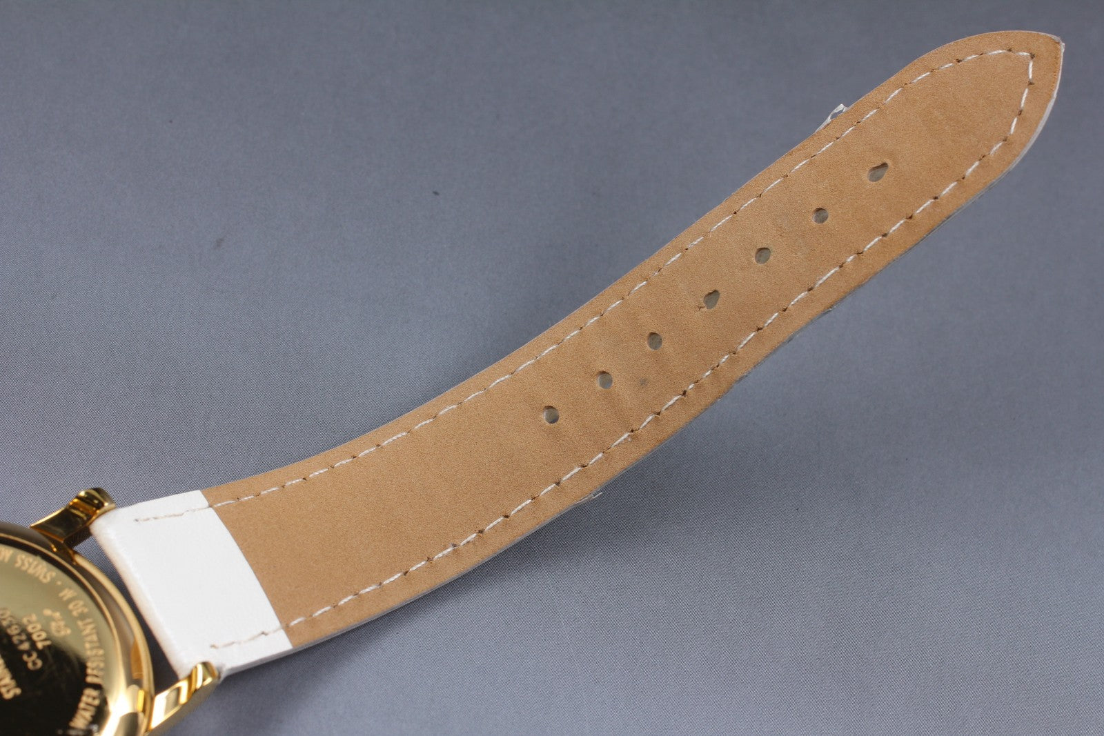 [N MINT- Box] Montblanc Meisterstuck 7002 Gold White 35mm Men's Quartz Watch