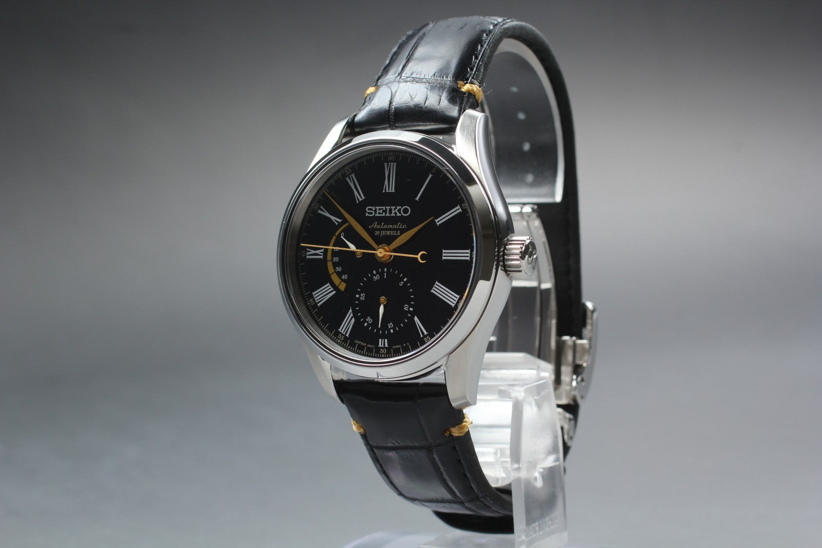[N MINT Box] SEIKO Presage 6R27-00G1 SARW013 Black Dial Men's AT Watch JAPAN