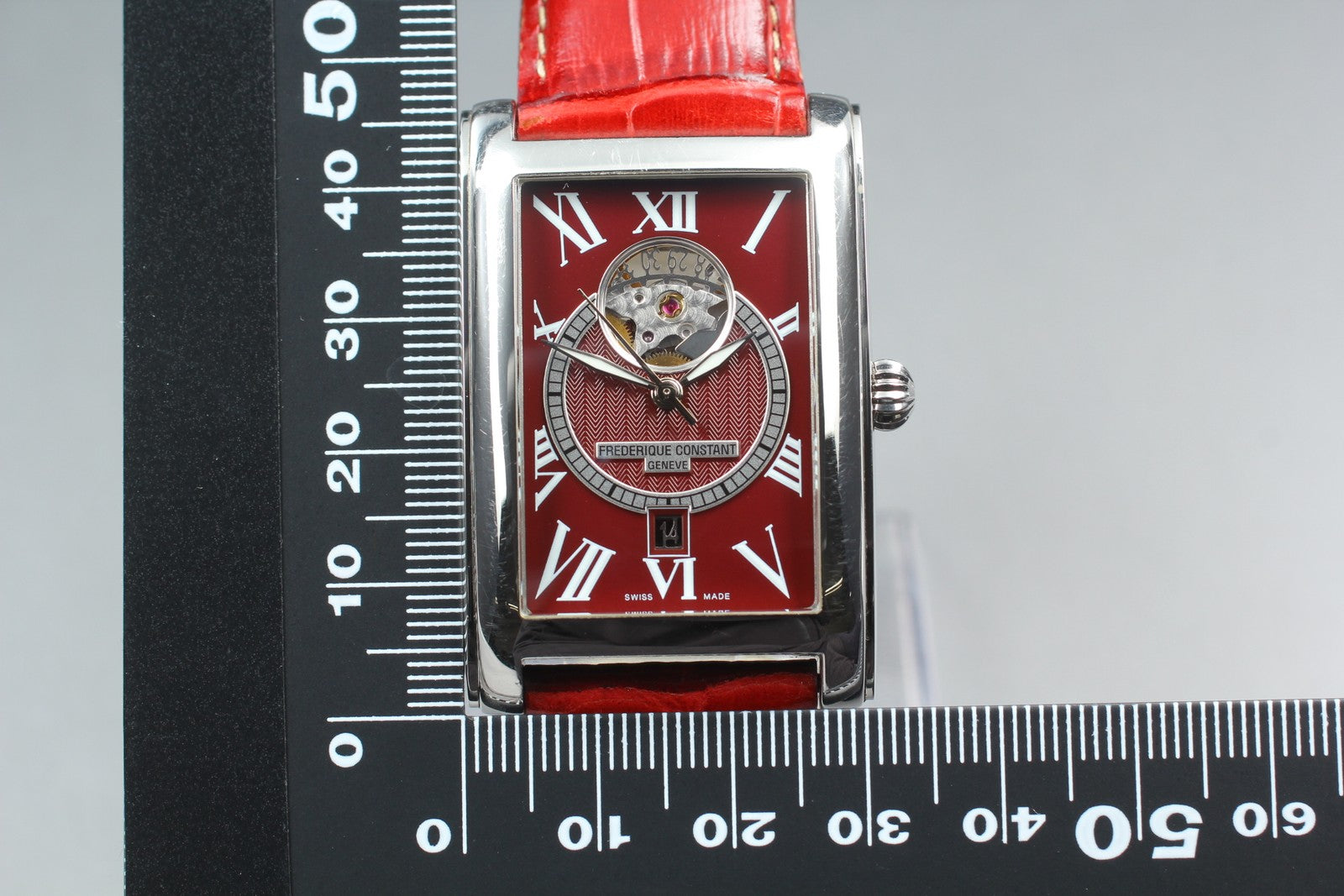 FREDERIQUE CONSTANT FC-315BRG4C26 Automatic World Limited Red Men's Watch 31mm