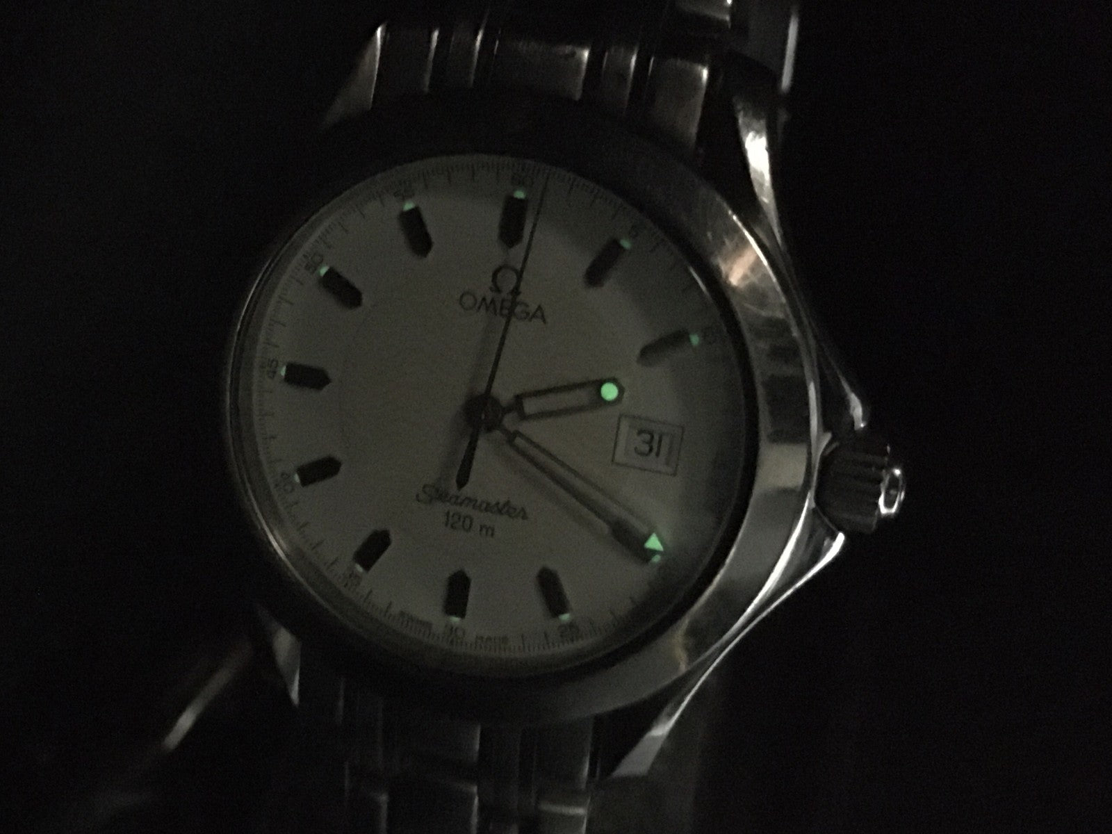 Exc+5 OMEGA Omega Seamaster 120m 2511.21 Ref.196 1501 Quartz Men's Watch 36mm JP