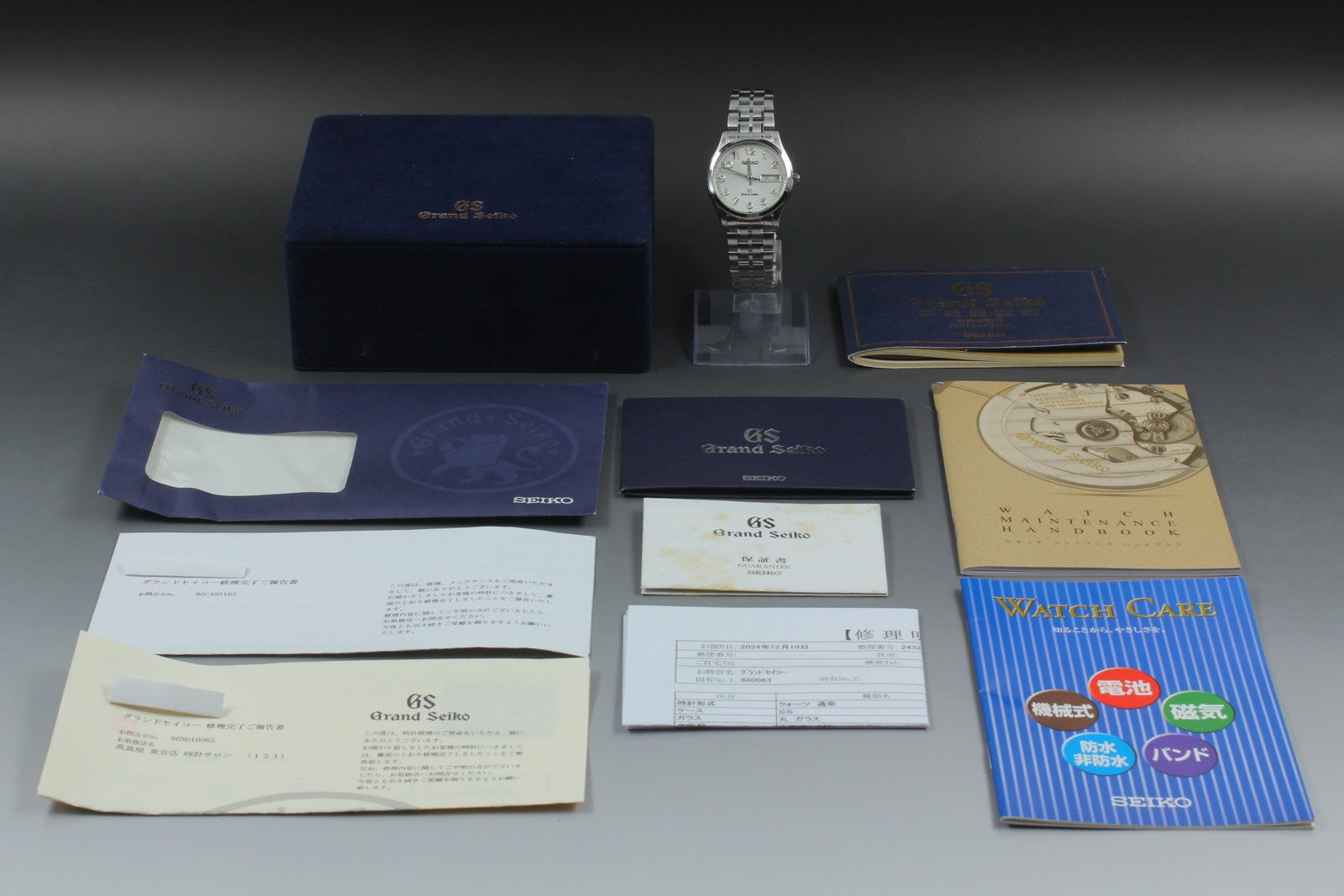 New Batt[Exc+5]Box SEIKO Grand Seiko 9F83-9A30 SBGT007 Quartz Men’s Watch JAPAN