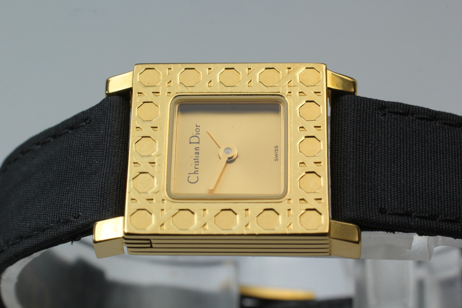 Christian Dior La Parisienne D60-159 Gold Black 19mm Women's Quartz Watch [Box]