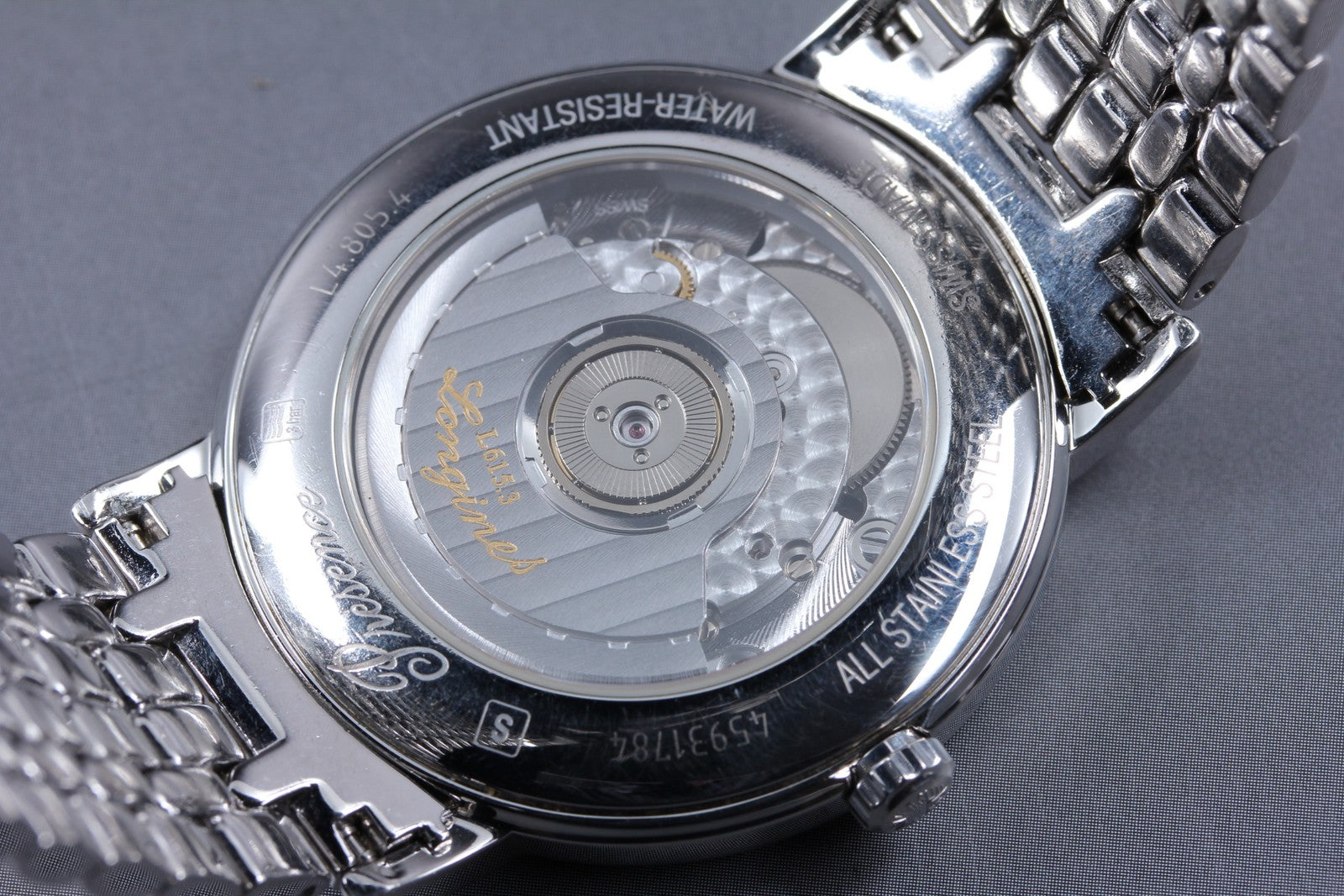 Exc+5*Box LONGINES Presence L4.805.4 White Dial Automatic Men's Watch 38mm JAPAN