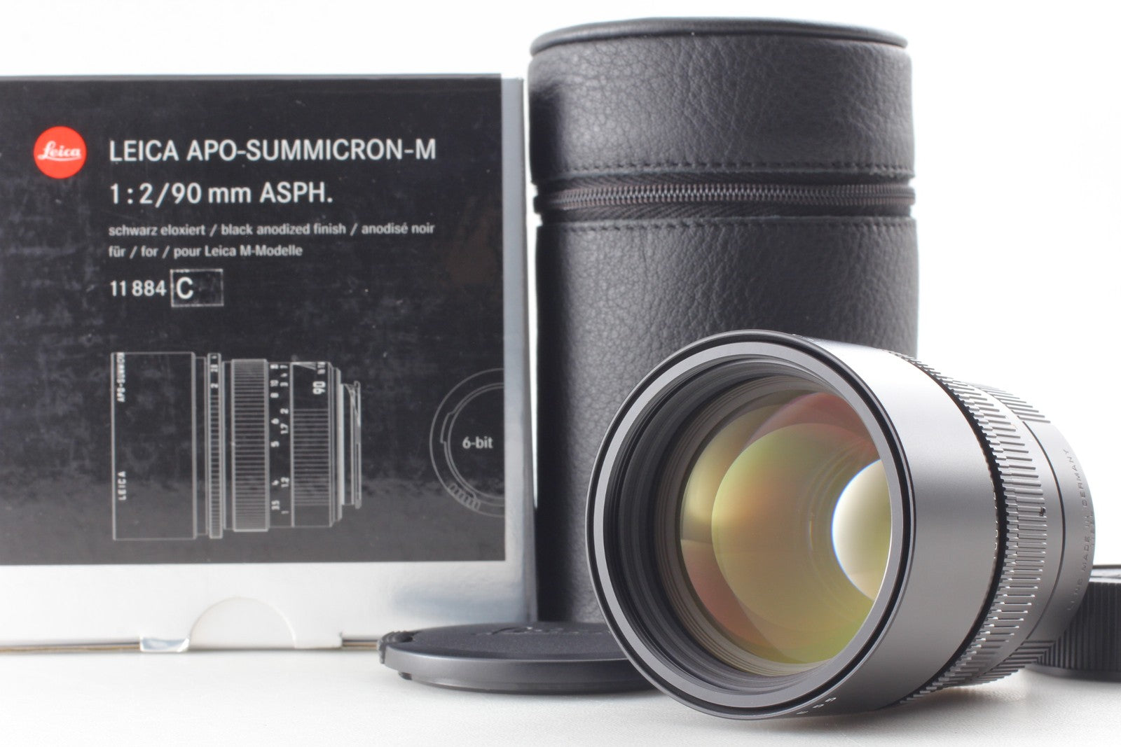 NOS [Top MINT] Leica APO Summicron M 90mm f2 ASPH 11884 Black Lens E55 JAPAN