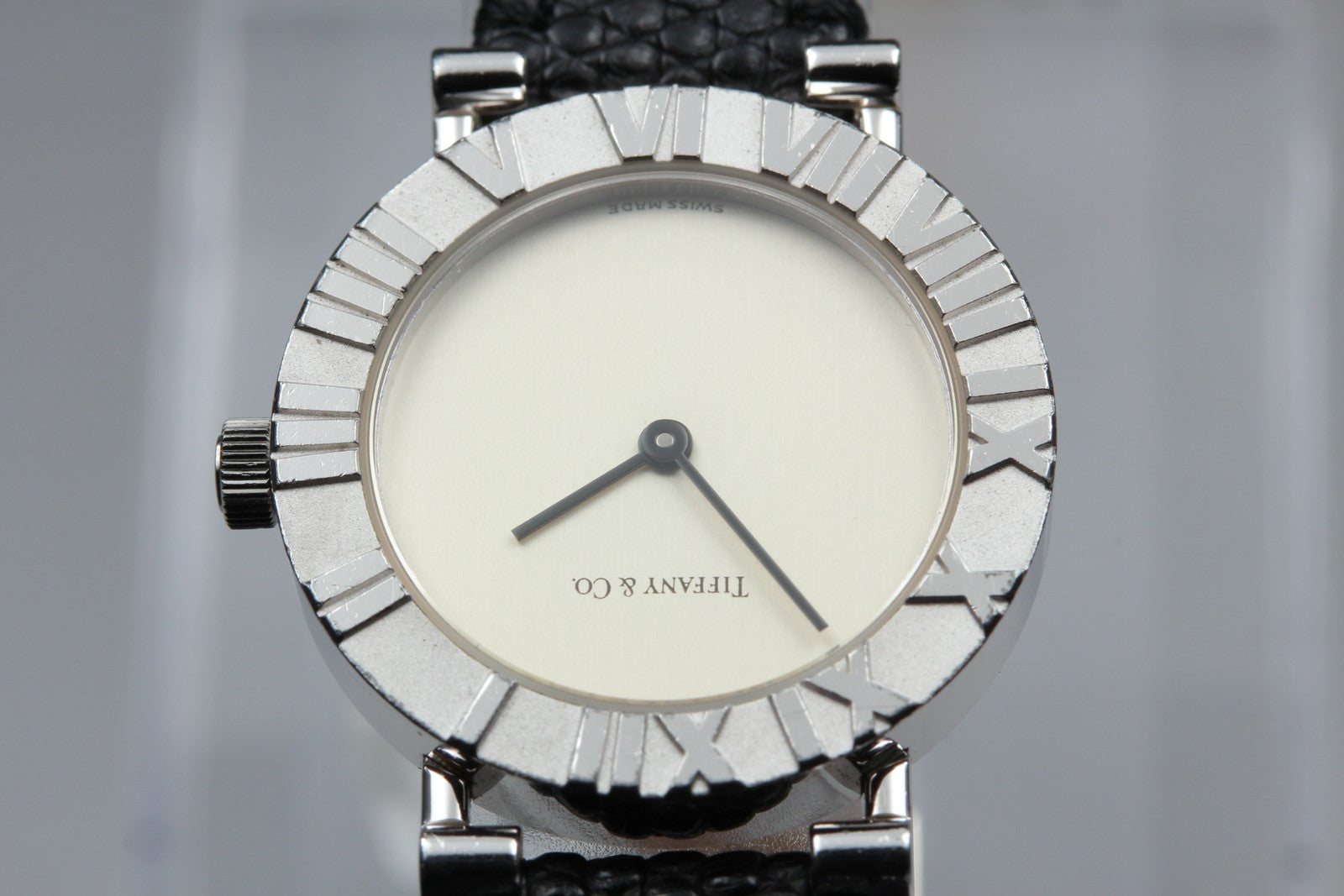 Tiffany & Co Atlas L0640 Sterling Silver 925 24mm Woman's Quartz Watch [Box]