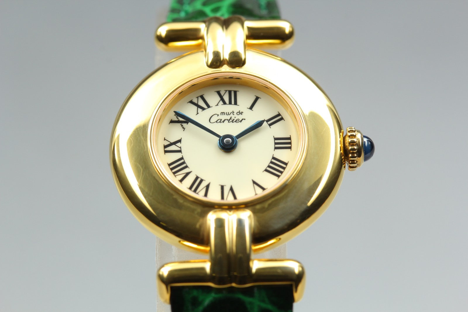 Vintage [Near MINT- Box] Cartier Must Colisee Vermeil 590002 Women's Qz Watch