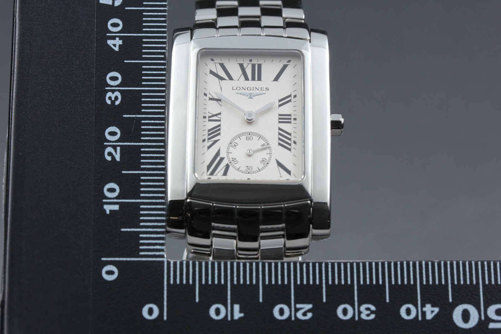 New Batt LONGINES DolceVita L5.655.4 White Unisex Quartz Watch 26mm JAPAN Box