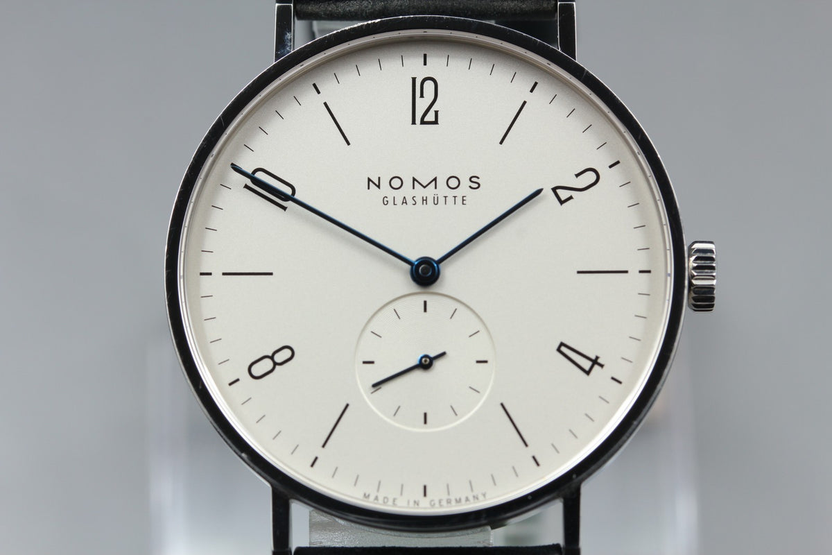 NOMOS GLASHÜTTE Tangente 38mm White Manual Winding Small Second Men’s Watch Box
