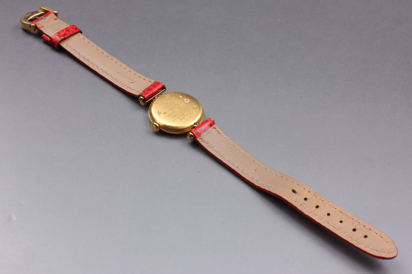 New Battery [Exc+5] Cartier Must Colisee Vermeil 590002 Women's Quartz Watch JP