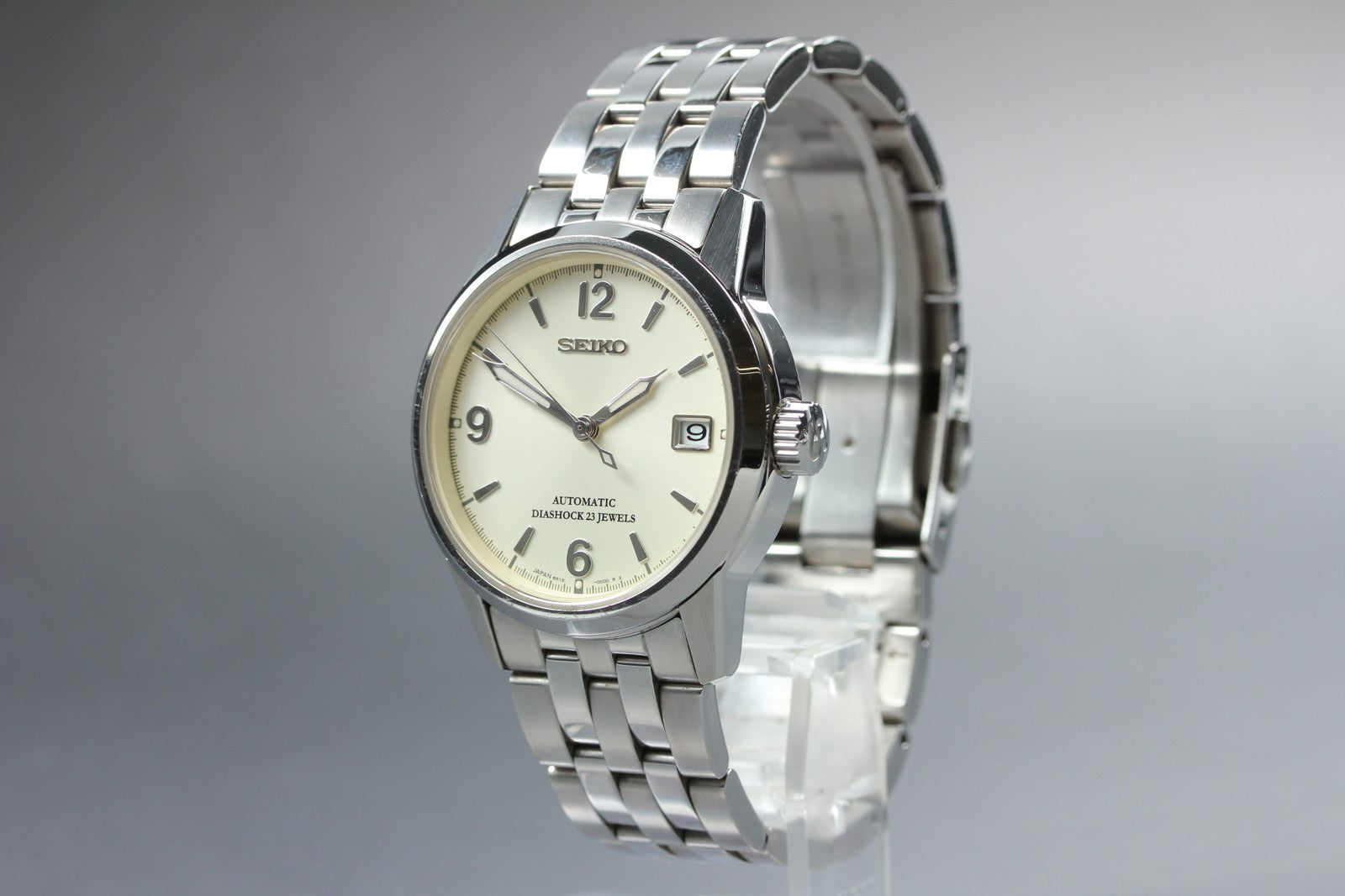 SEIKO SPIRIT 6R15-00B0 SCVS009 Date 36mm Automatic Men’s Watch JAPAN