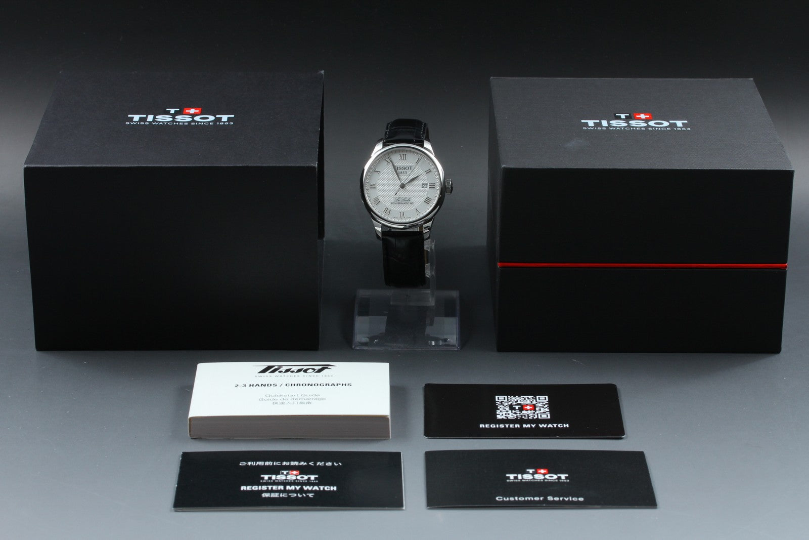 TISSOT Le Locle Powermatic 80 T006407B Automatic Date Men's Watch 39mm JAPAN Box