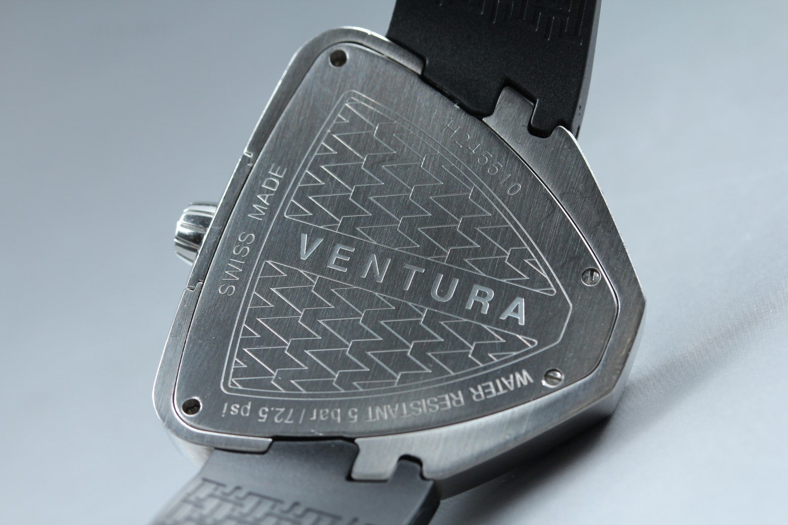 Hamilton Ventura Elvis80 H245510 Quartz Date Men's Black Watch 41mm JP Exc+5*Box